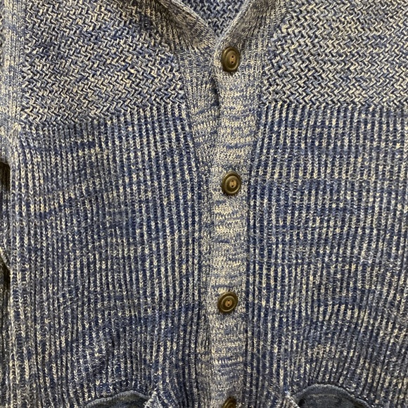 H&M Blue unisex cardigan Sweater M - Picture 3 of 5